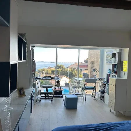 Maison Entierement Climatisee Vue D'exception Et Rade De Avec Piscine 8 Personnes فيلة *