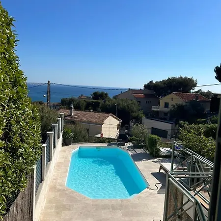 Maison Entierement Climatisee Vue D'exception Et Rade De Avec Piscine 8 Personnes * مارسيليا
